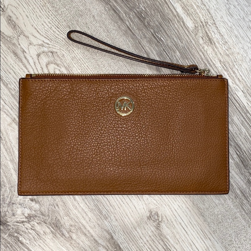 Michael Kors Leather Wristlet